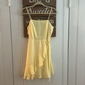 New Altard State pale yellow sun dress